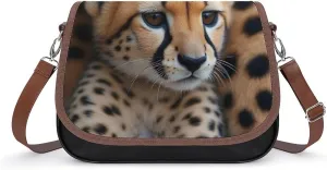 Small Crossbody Shoulder Purse for Women Men, Pu Leather Travel Purse Waterproof Cross Body Bags