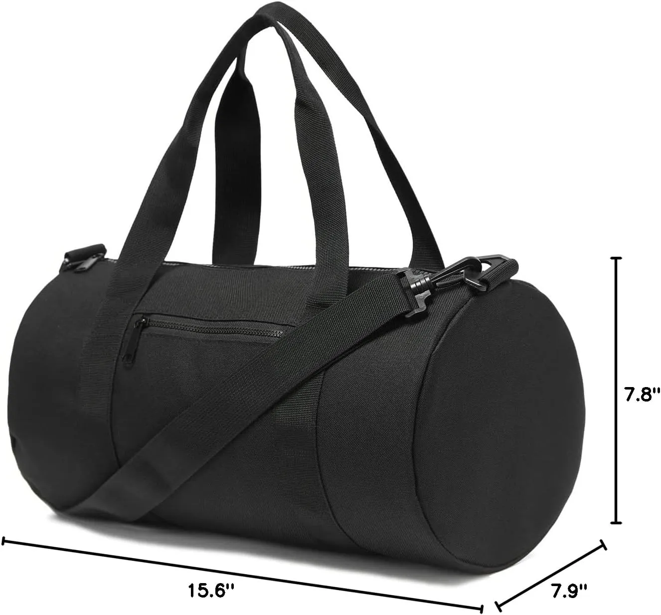 Small Gym Bag Duffel Bag for Women Men Fitness Sports Bag Workout Adjustable Detachable Shoulder Strap Lightweight Carry on Travel Duffle Bag