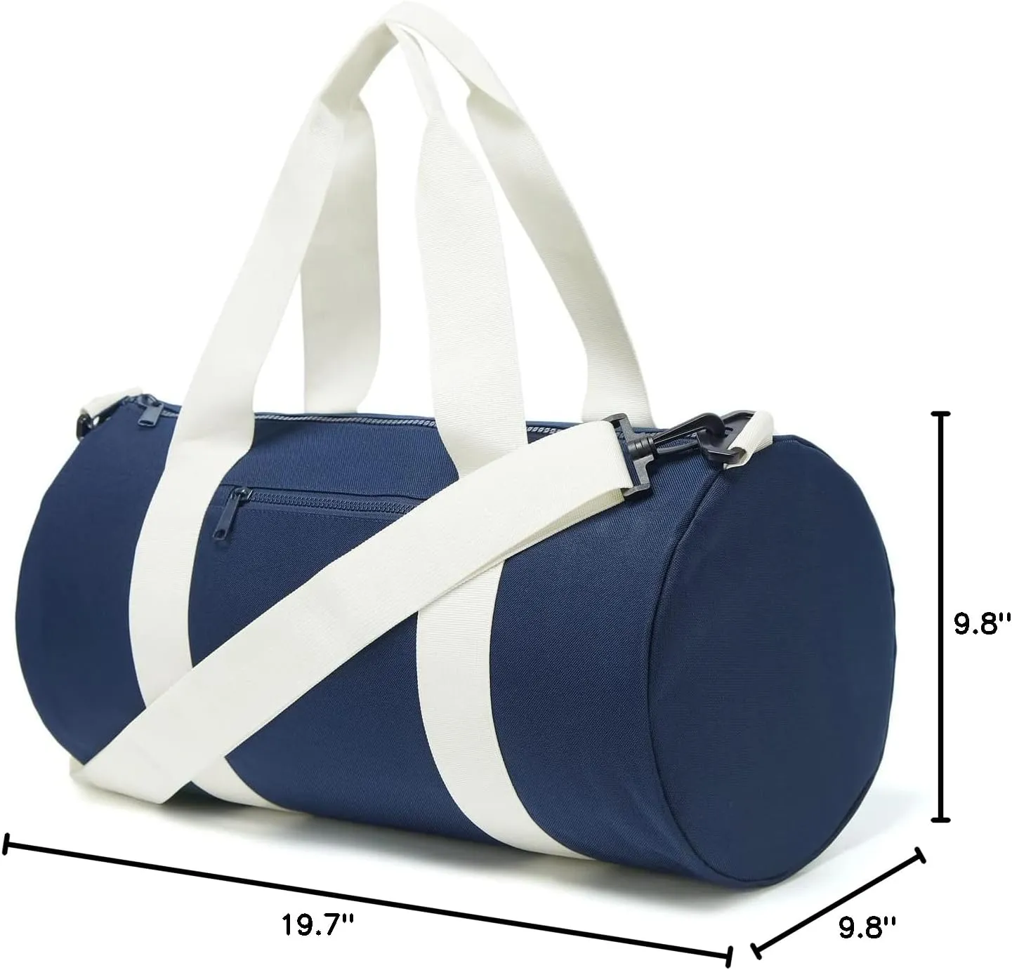 Small Gym Bag Duffel Bag for Women Men Fitness Sports Bag Workout Adjustable Detachable Shoulder Strap Lightweight Carry on Travel Duffle Bag