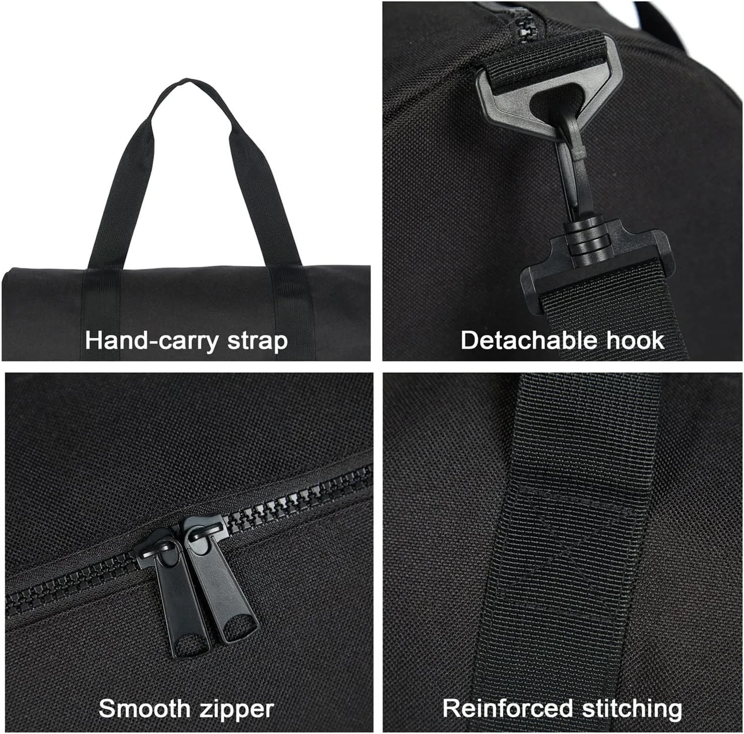 Small Gym Bag Duffel Bag for Women Men Fitness Sports Bag Workout Adjustable Detachable Shoulder Strap Lightweight Carry on Travel Duffle Bag