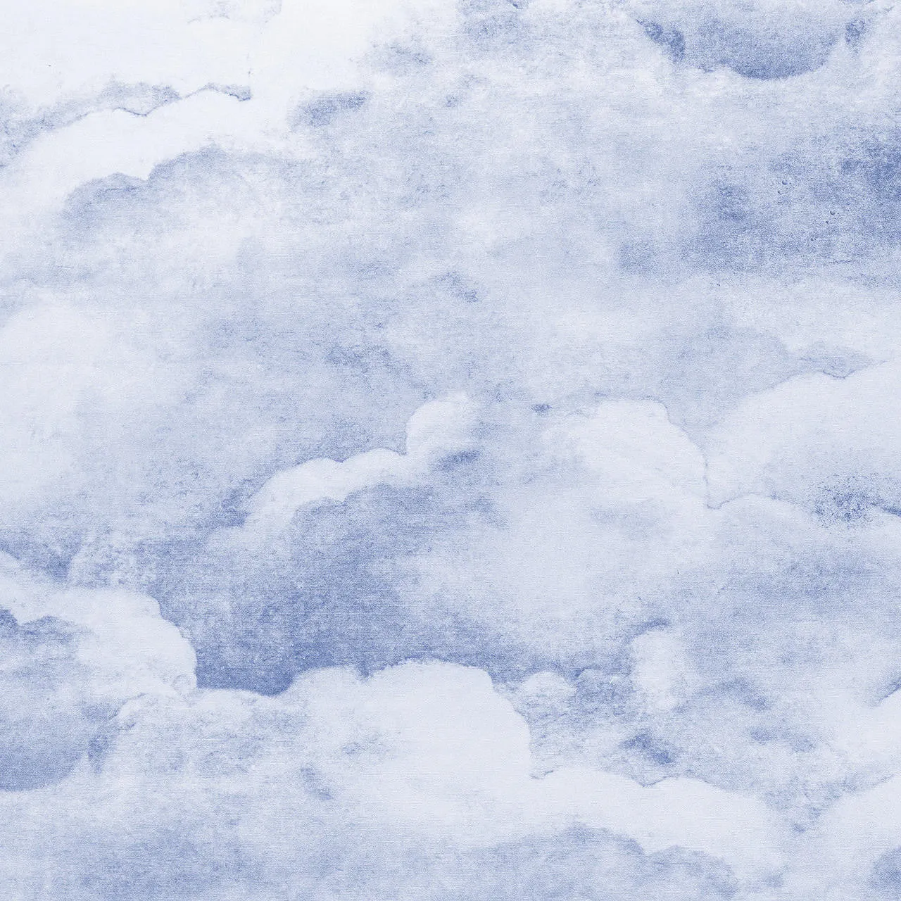 Smokey Blue clouds Fabric