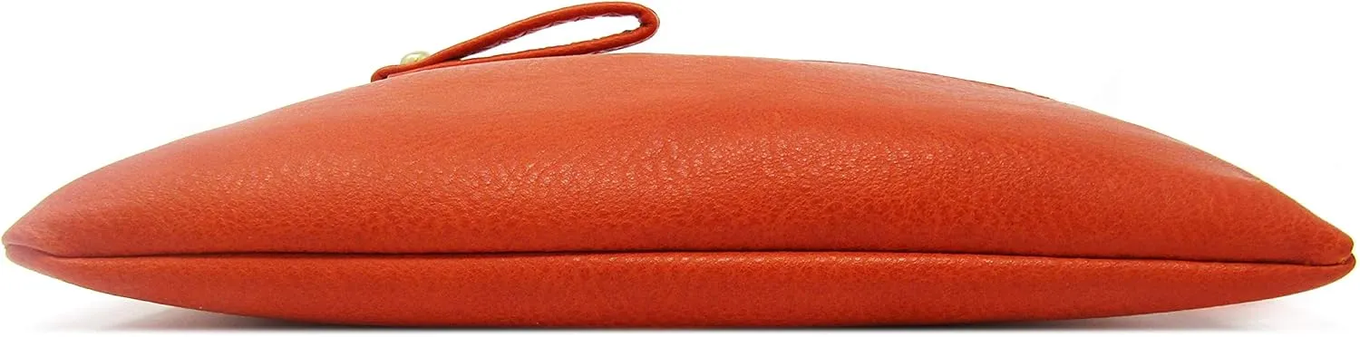 Solene Women's Detachable Wristlet Crossbody Bag With Multi Zipper Pockets