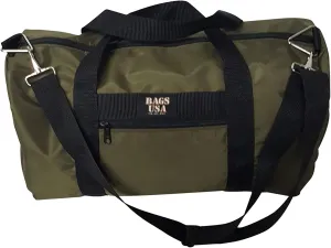 Sport Gym Or Travel Bag With Side Pocket For Keys, Id And Cellphone Made In USA. (Olive)