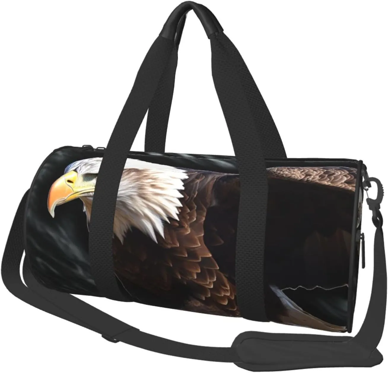 Sports Gym Bag for Women Men Travel Duffel Bag Tote Weekender Bag Carry on Overnight Bag for Travel Swimming Fitness Workout Sports An Eagle Duffle Bag