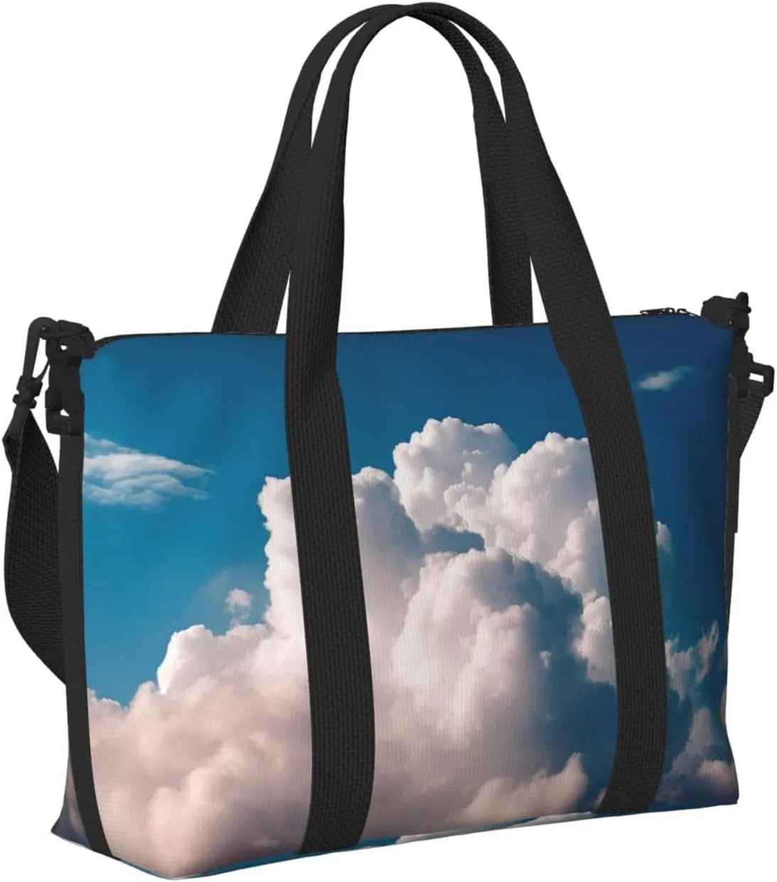 Sports Gym Bag for Women Men Travel Duffel Bag Tote Weekender Bag Carry on Overnight Bag for Travel Swimming Fitness Workout Sports Blue Duffle Bag