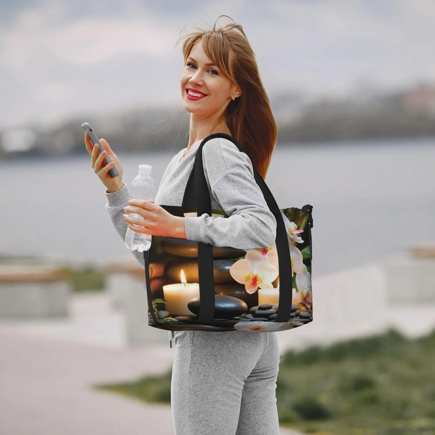 Sports Gym Bag for Women Men Travel Duffel Bag Tote Weekender Bag Carry on Overnight Bag for Travel Swimming Fitness Workout Sports Relaxation with Massage Spa Duffle Bag