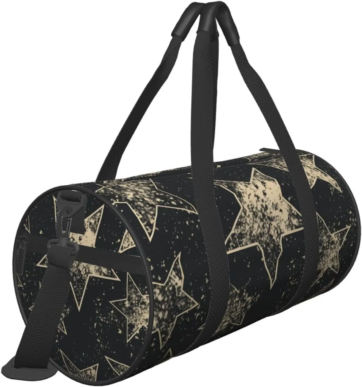 Sports Gym Bag for Women Men Travel Duffel Bag Tote Weekender Bag Carry on Overnight Bag for Travel Swimming Fitness Workout Sports Star Duffle Bag