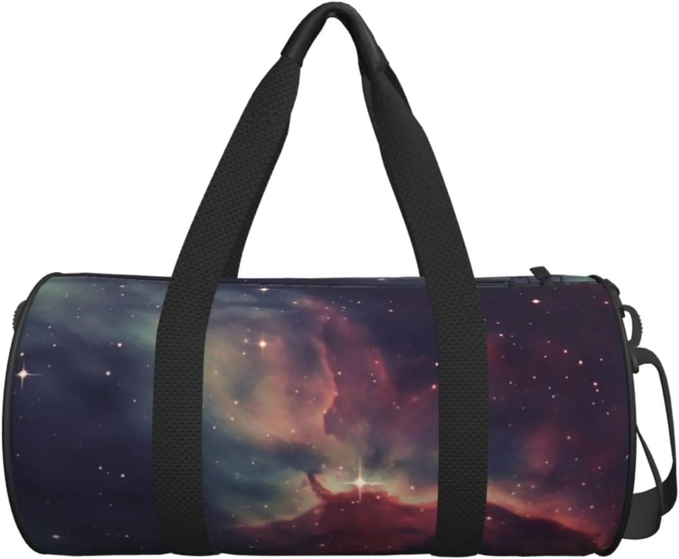 Sports Gym Bag for Women Men Travel Duffel Bag Tote Weekender Bag Carry on Overnight Bag for Travel Swimming Fitness Workout Sports Star Field in Deep Space Duffle Bag