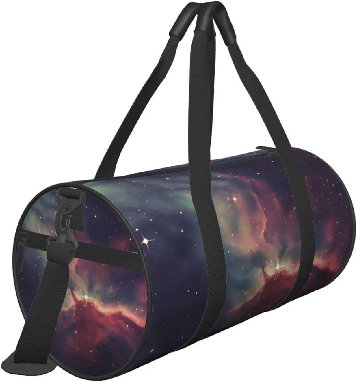 Sports Gym Bag for Women Men Travel Duffel Bag Tote Weekender Bag Carry on Overnight Bag for Travel Swimming Fitness Workout Sports Star Field in Deep Space Duffle Bag