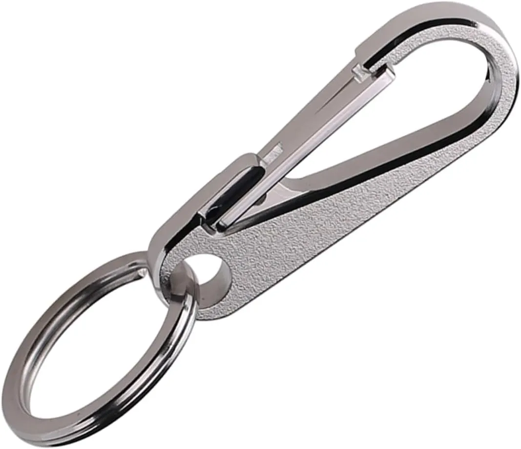 Stainless Steel Keychain Pendant Durable Key Ring Holder for Parties and Travel Commemoration