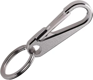 Stainless Steel Keychain Pendant Durable Key Ring Holder for Parties and Travel Commemoration