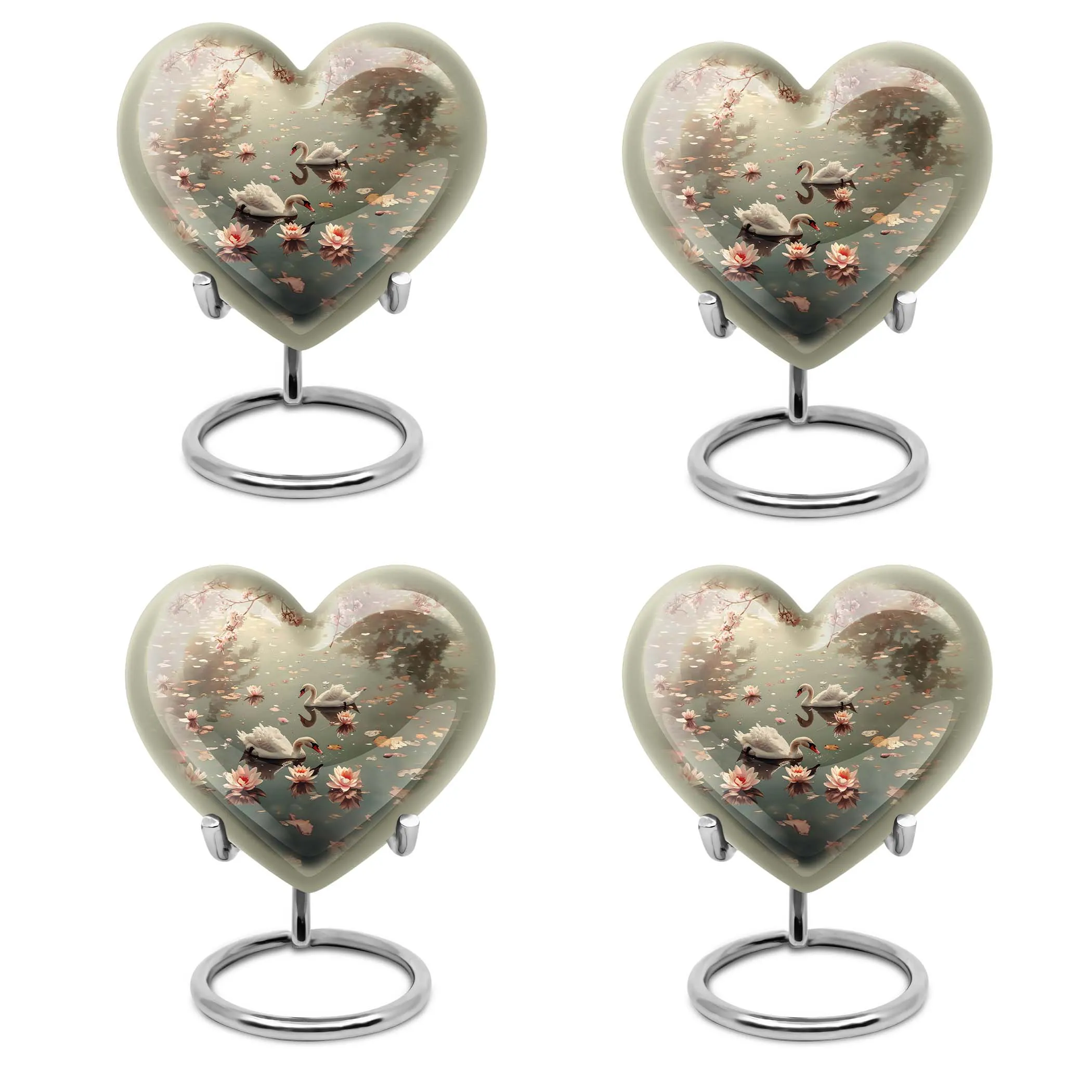 Swan Cremation Urns For Human Ashes Adult Man Memorial & Funeral Urn