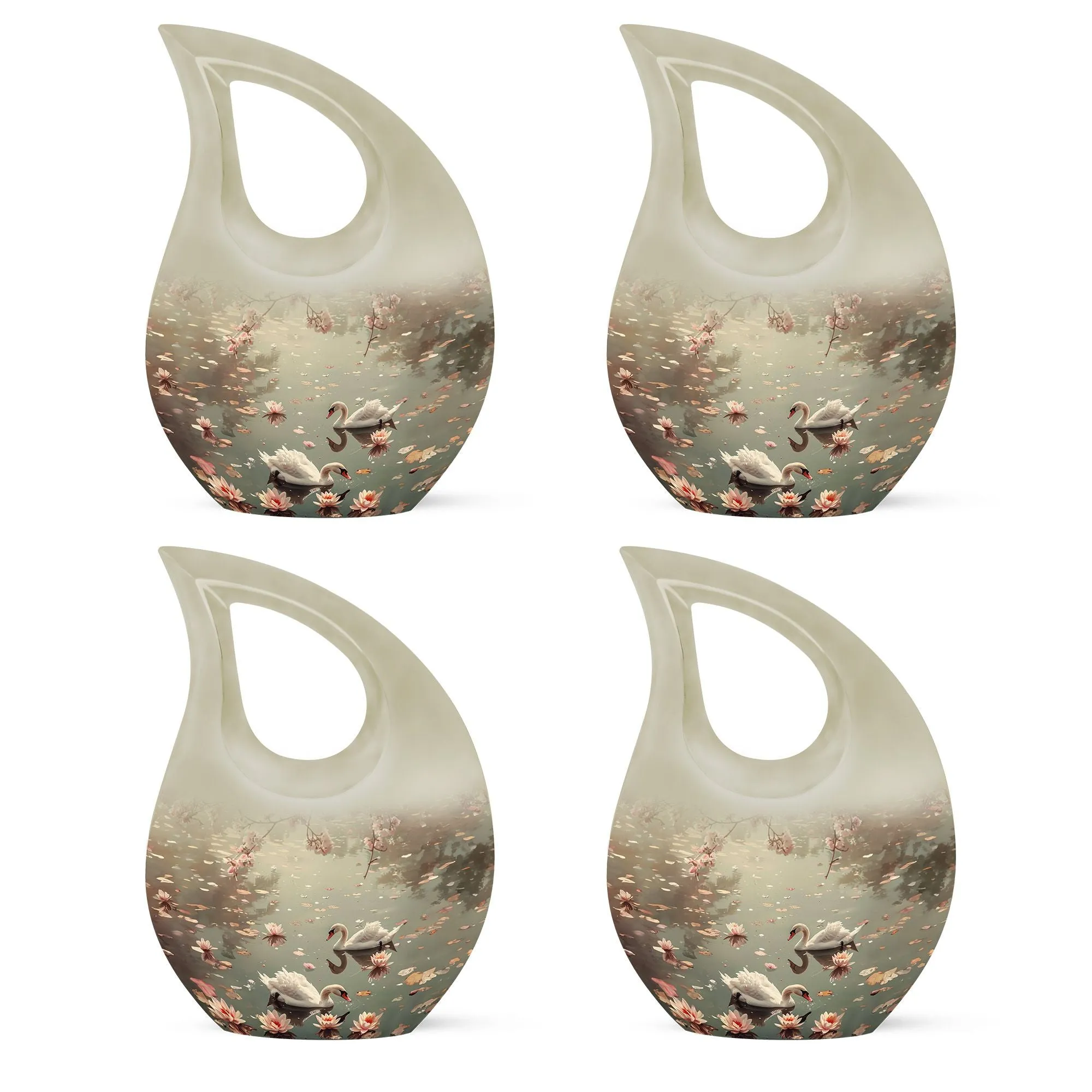 Swan Cremation Urns For Human Ashes Adult Man Memorial & Funeral Urn