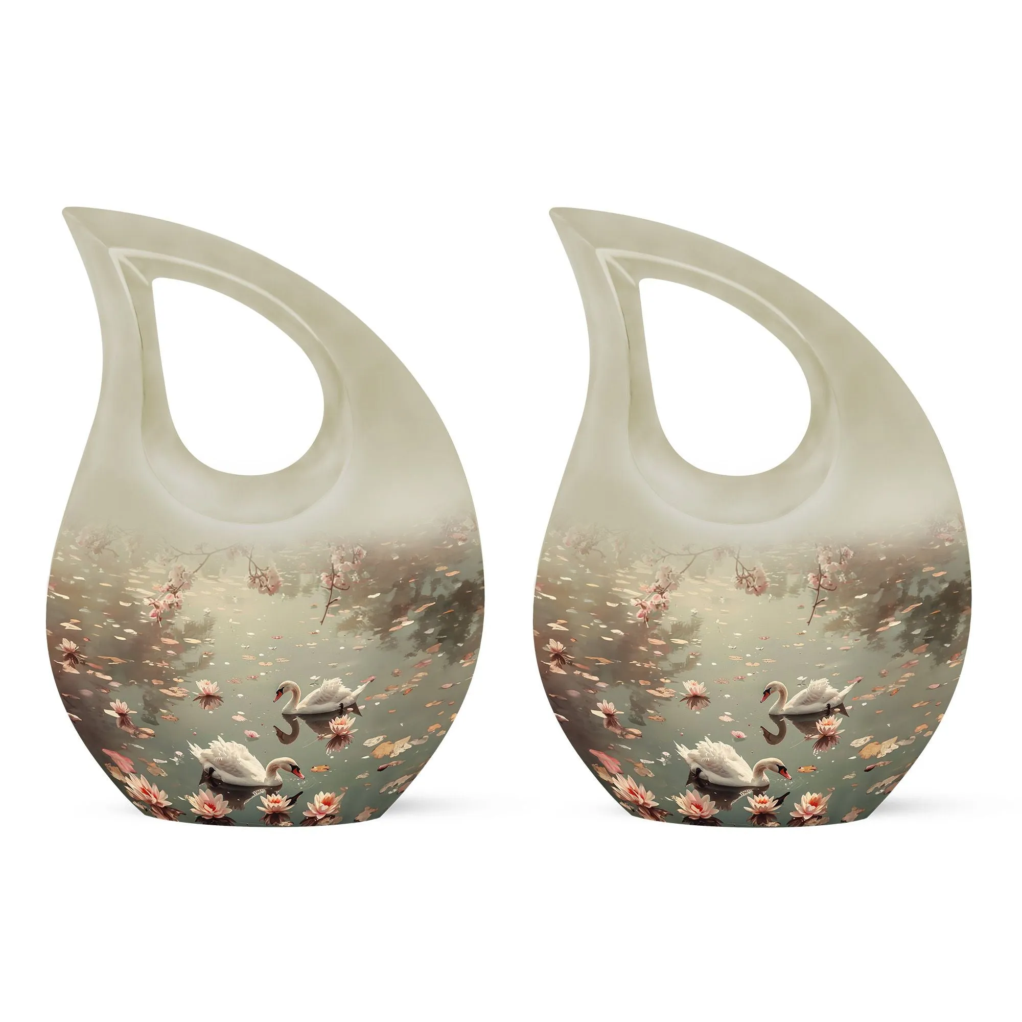 Swan Cremation Urns For Human Ashes Adult Man Memorial & Funeral Urn