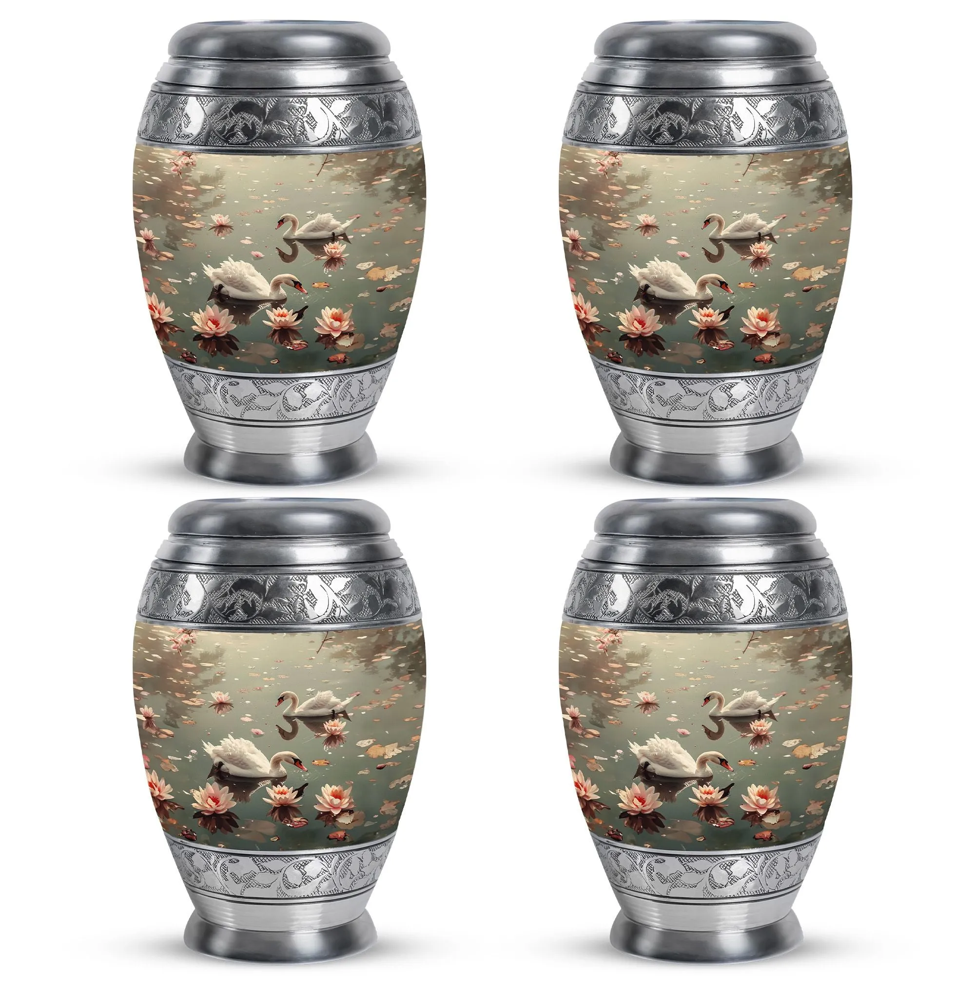 Swan Cremation Urns For Human Ashes Adult Man Memorial & Funeral Urn