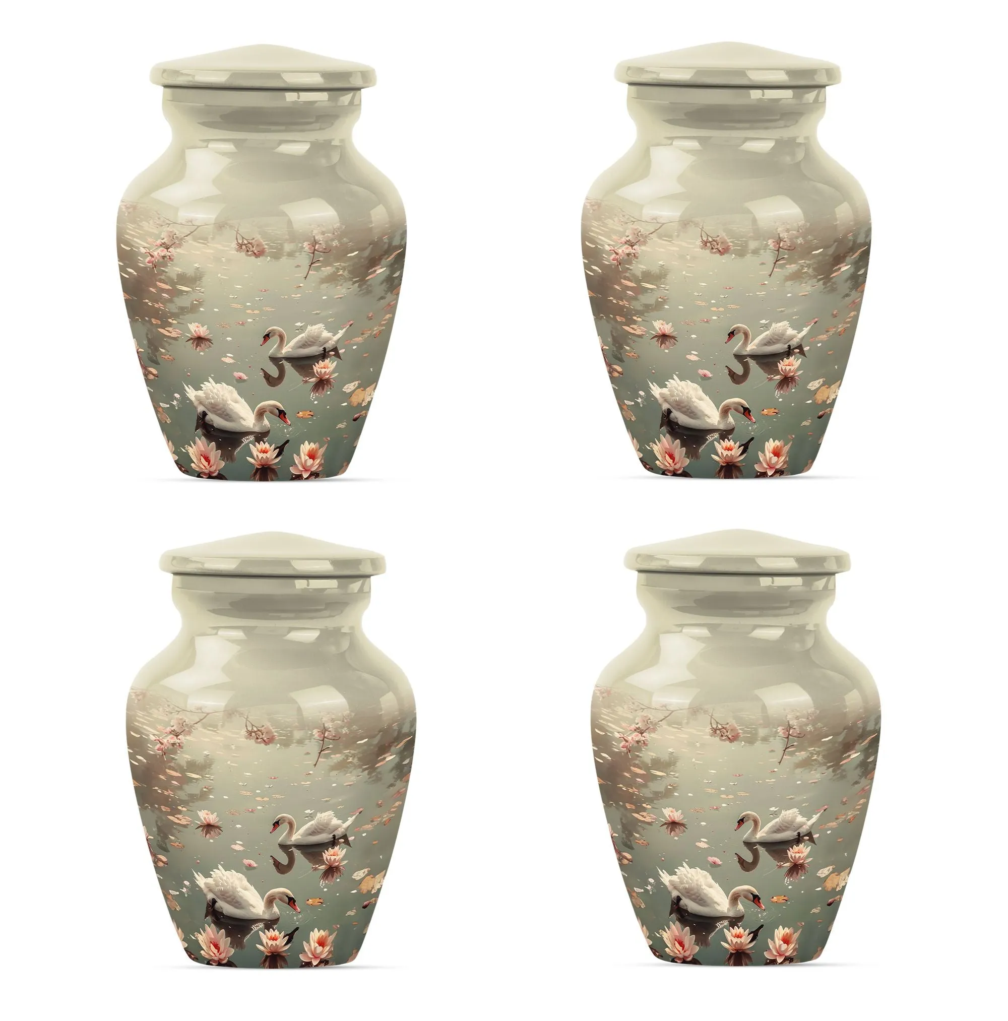 Swan Cremation Urns For Human Ashes Adult Man Memorial & Funeral Urn