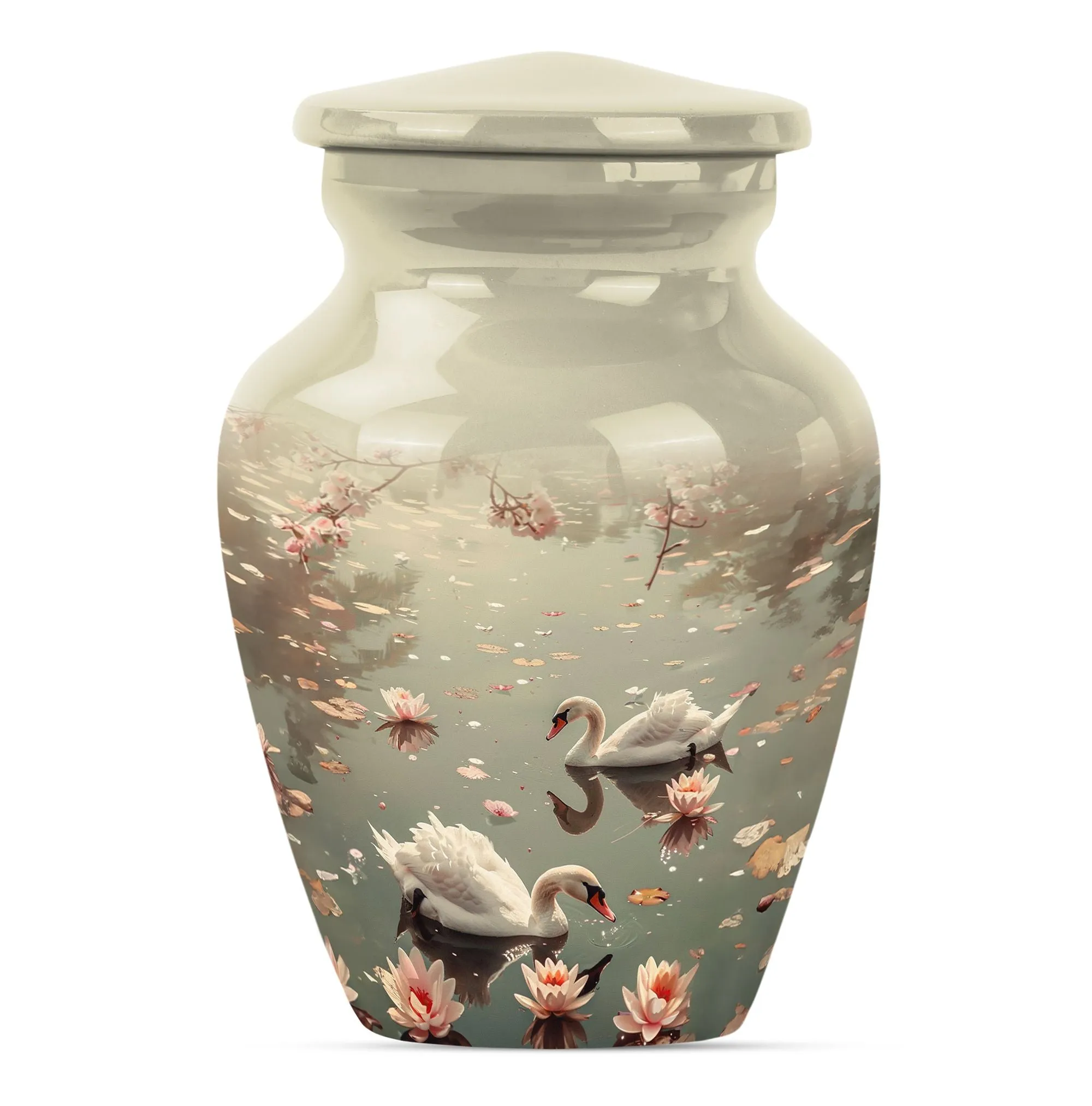 Swan Cremation Urns For Human Ashes Adult Man Memorial & Funeral Urn