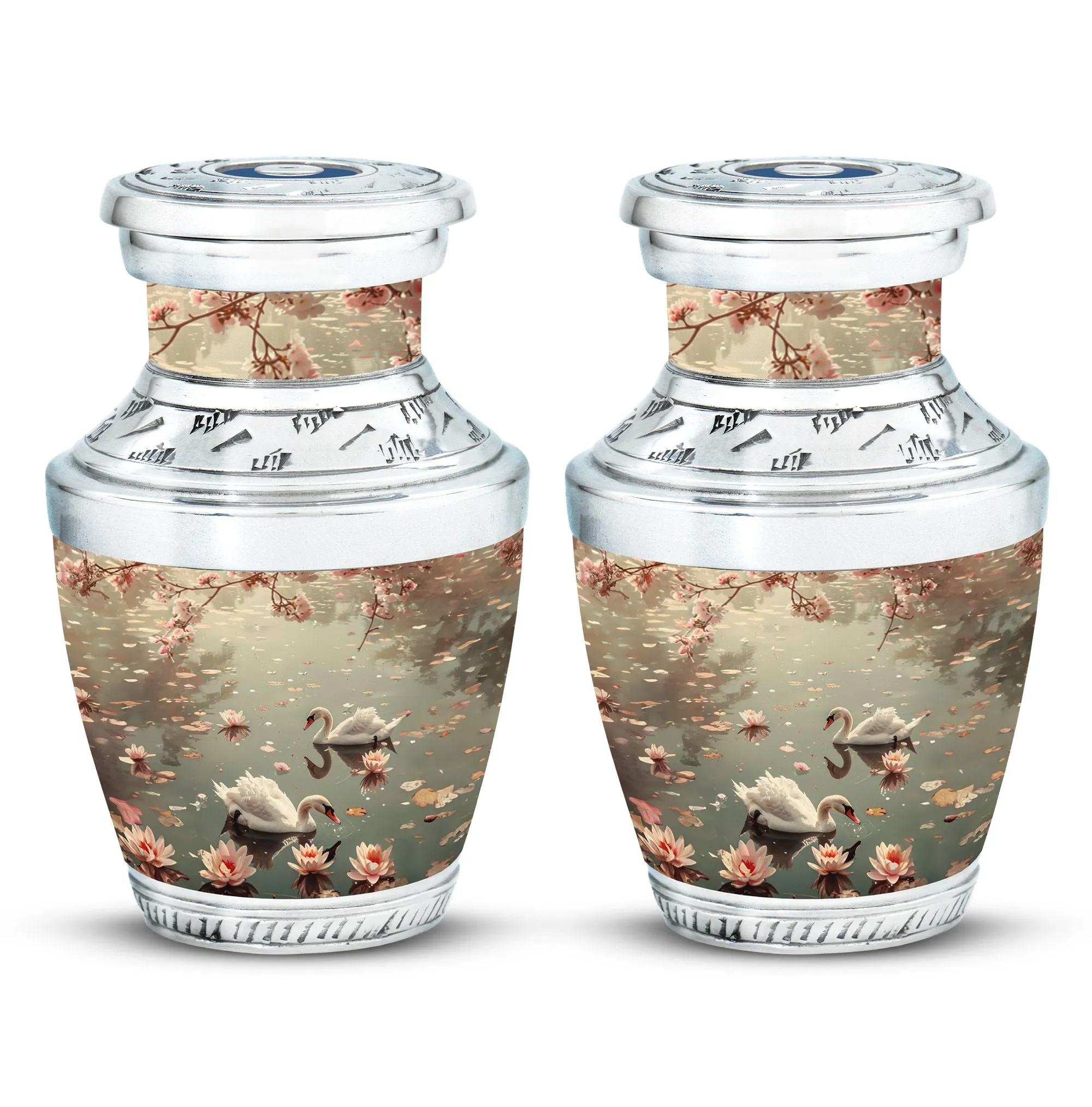 Swan Cremation Urns For Human Ashes Adult Man Memorial & Funeral Urn