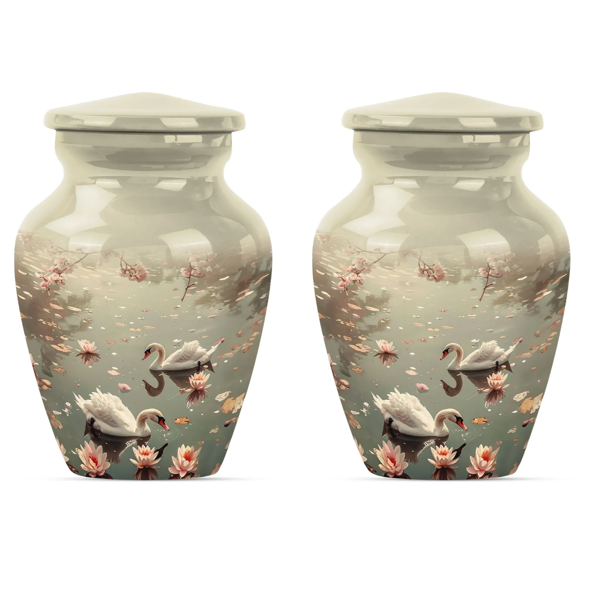 Swan Cremation Urns For Human Ashes Adult Man Memorial & Funeral Urn
