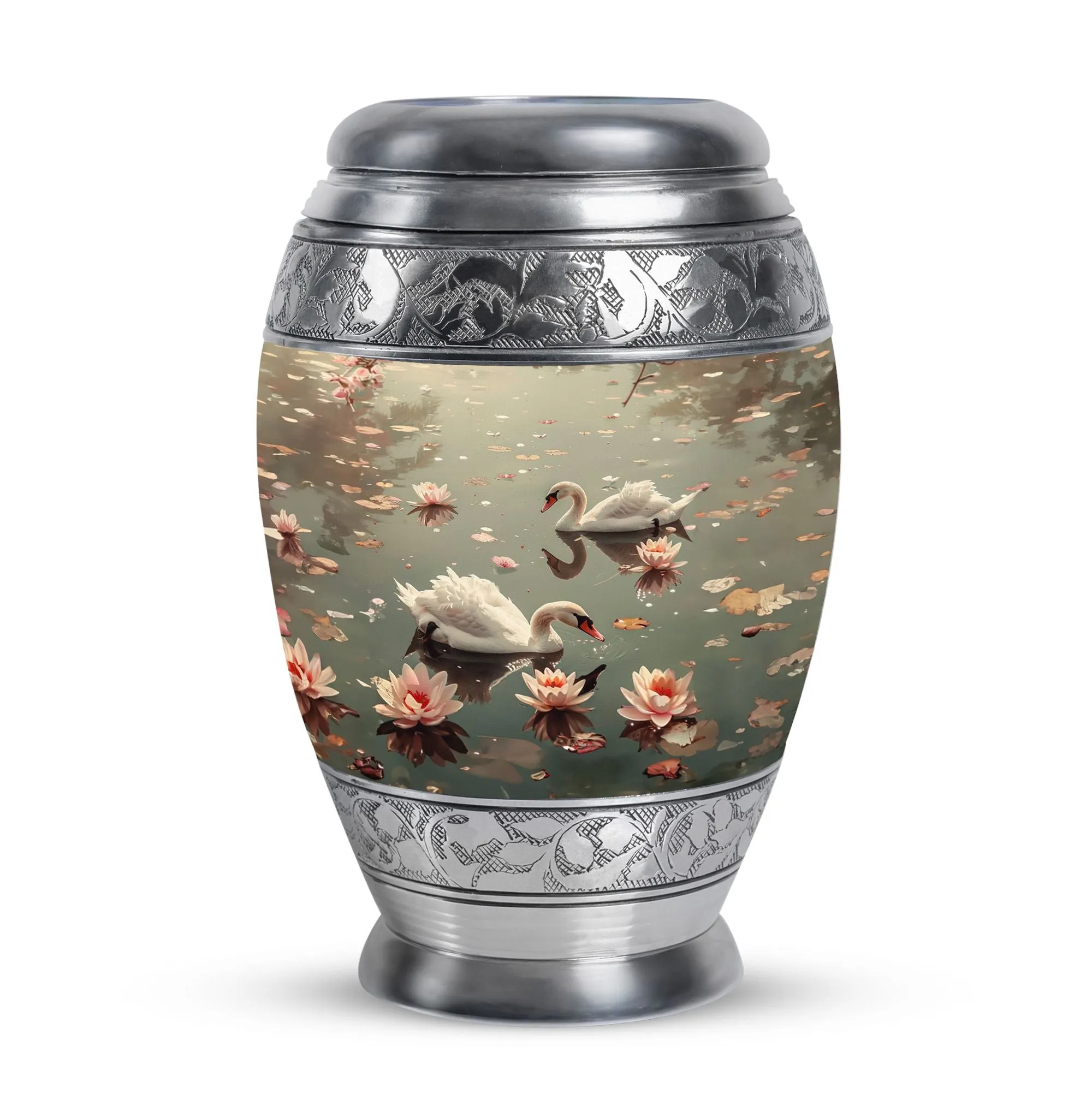 Swan Cremation Urns For Human Ashes Adult Man Memorial & Funeral Urn