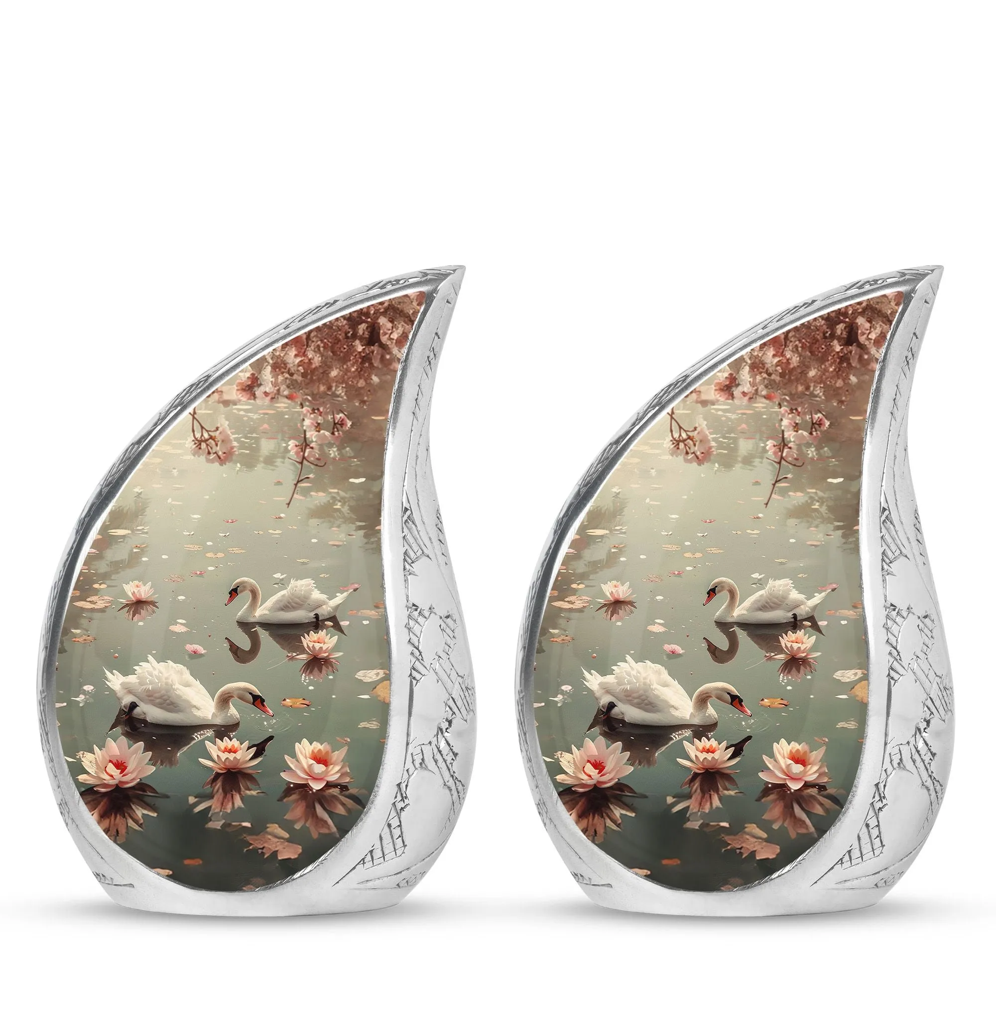 Swan Cremation Urns For Human Ashes Adult Man Memorial & Funeral Urn