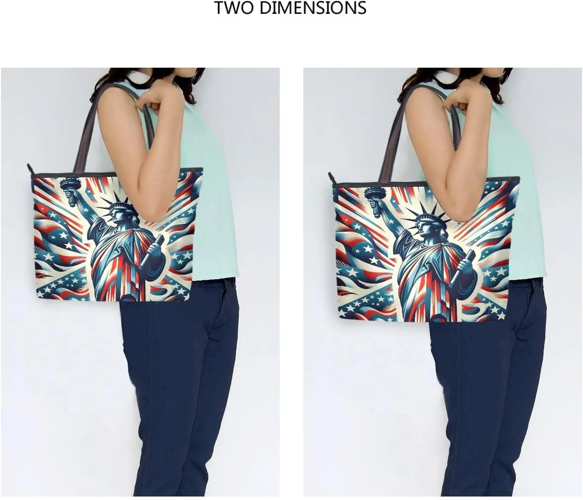 The Statue Of Liberty Shoulder Bags Large Handle Ladies Handbag