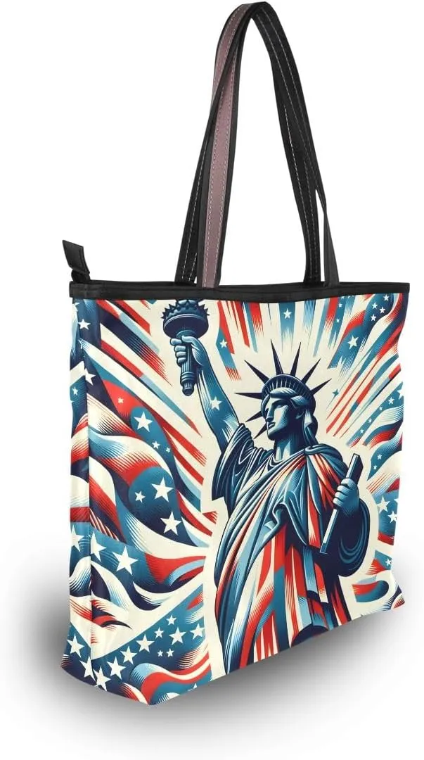 The Statue Of Liberty Shoulder Bags Large Handle Ladies Handbag