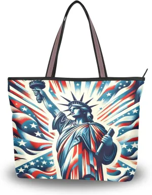 The Statue Of Liberty Shoulder Bags Large Handle Ladies Handbag