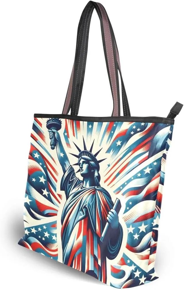 The Statue Of Liberty Shoulder Bags Large Handle Ladies Handbag
