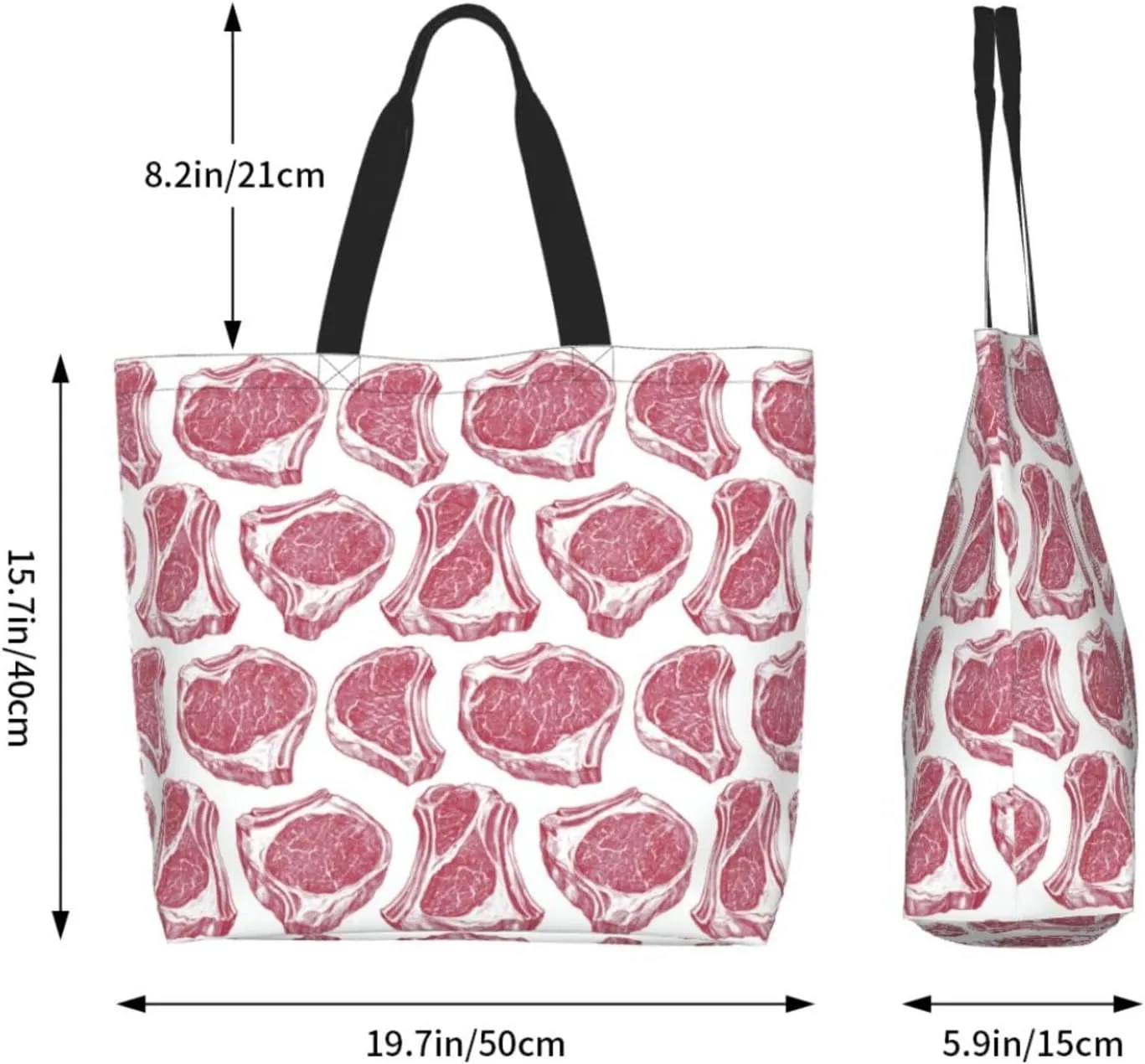 Tote Bag Beach Bag for Women Reusable Grocery Large Shopping Shoulder Bag Travel Handbag