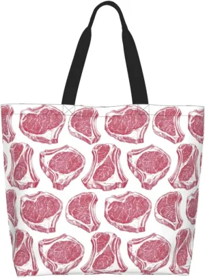 Tote Bag Beach Bag for Women Reusable Grocery Large Shopping Shoulder Bag Travel Handbag