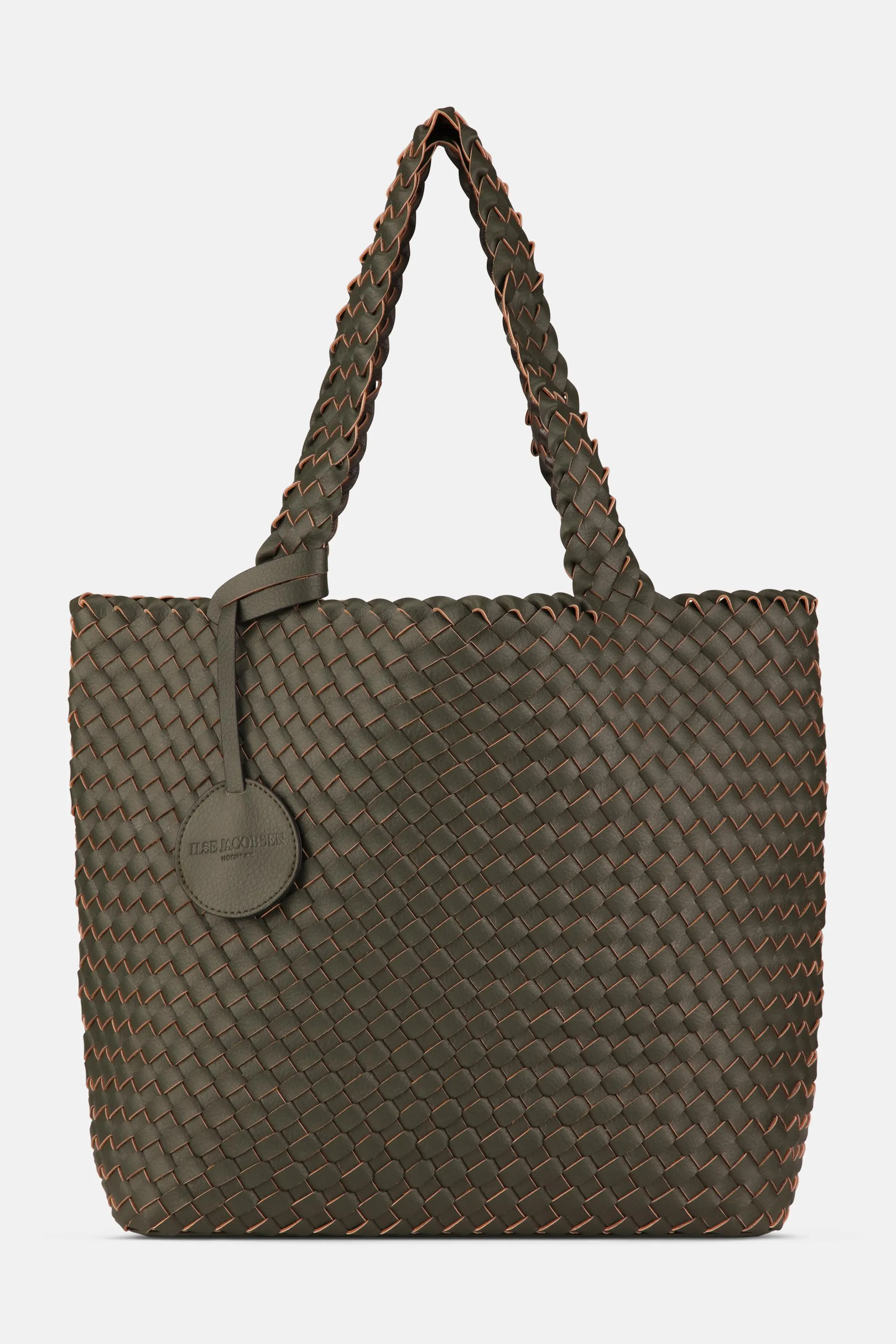Tote Bag Flätad - Army Gun Metal