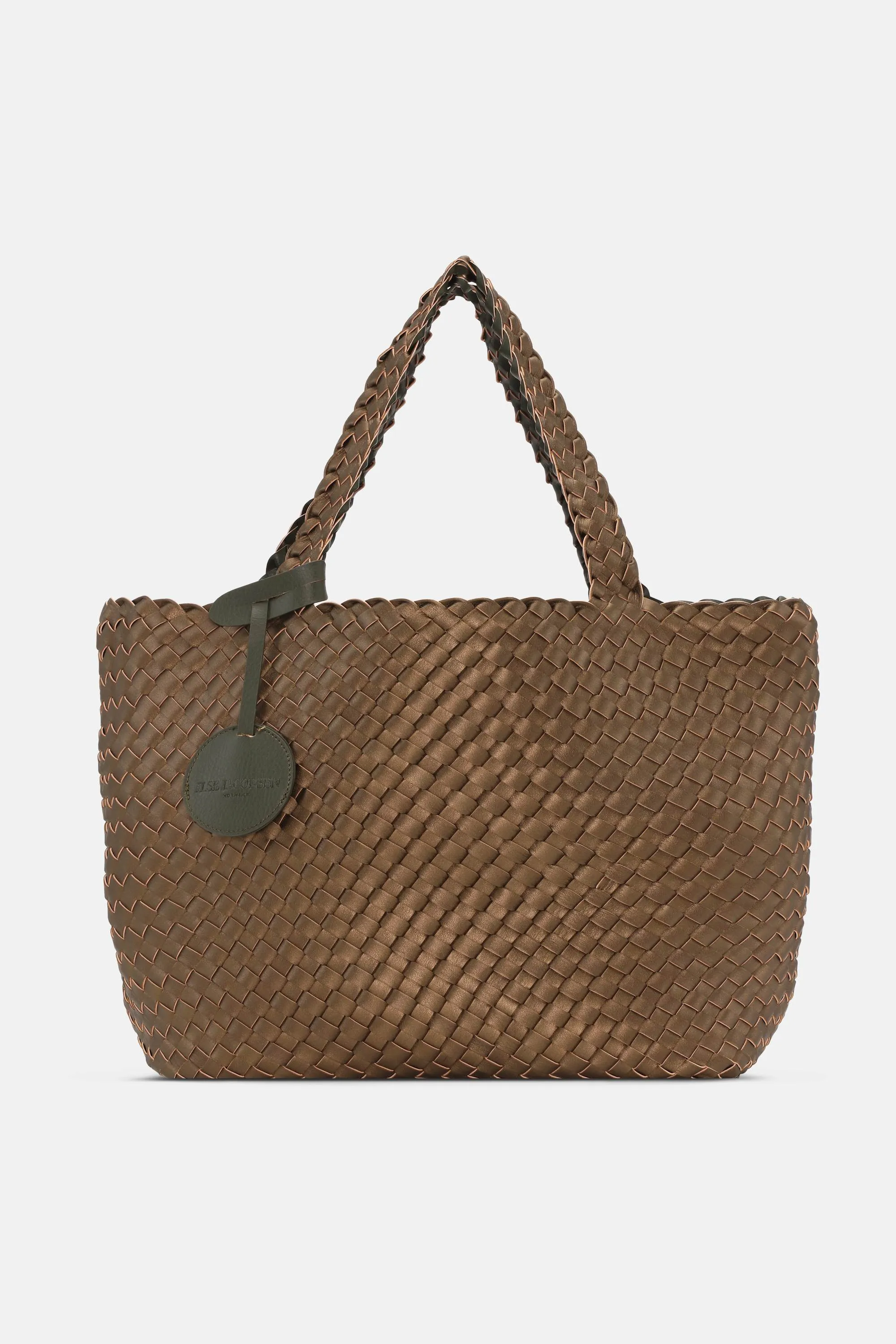 Tote Bag Flätad - Army Olive Leaf
