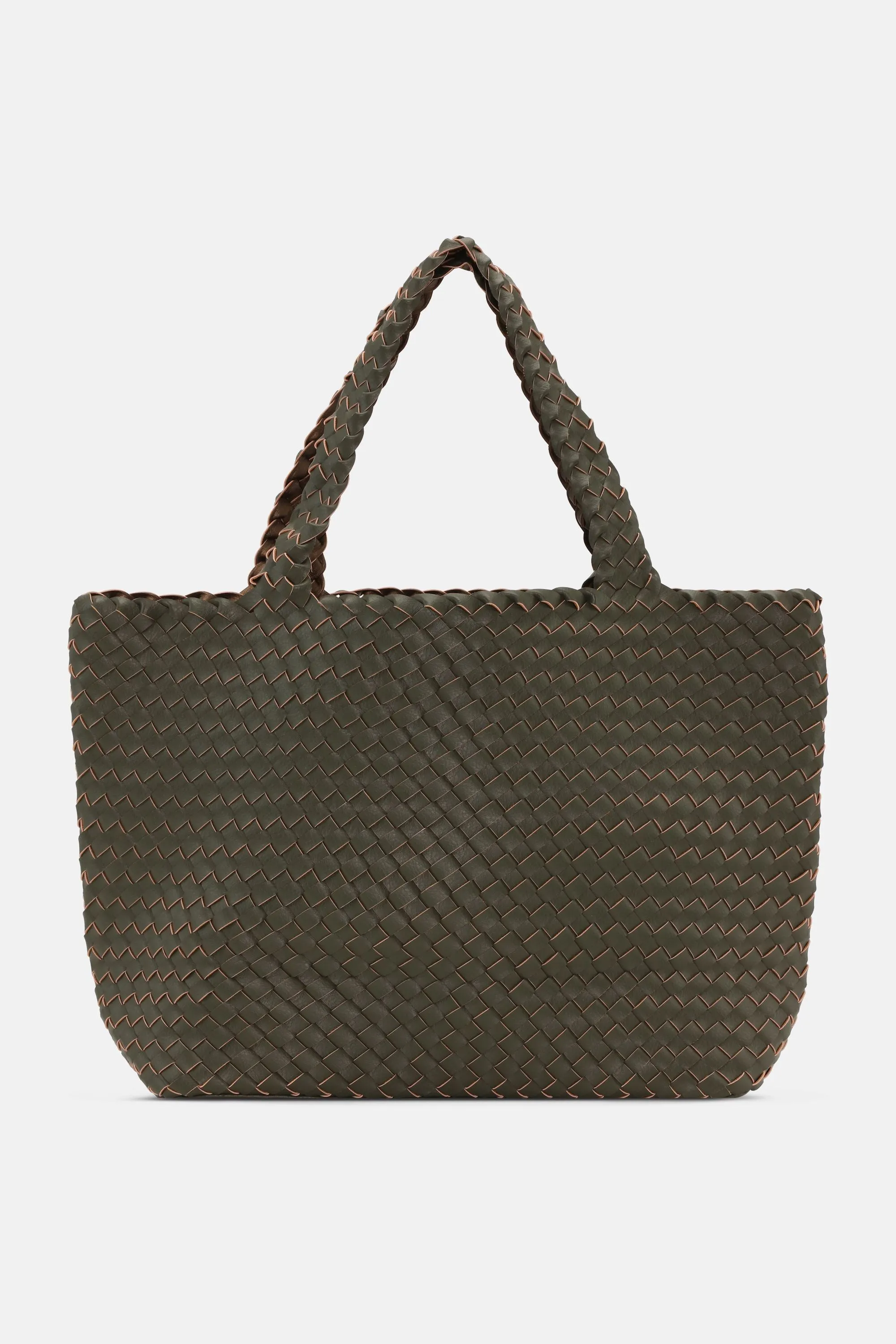 Tote Bag Flätad - Army Olive Leaf