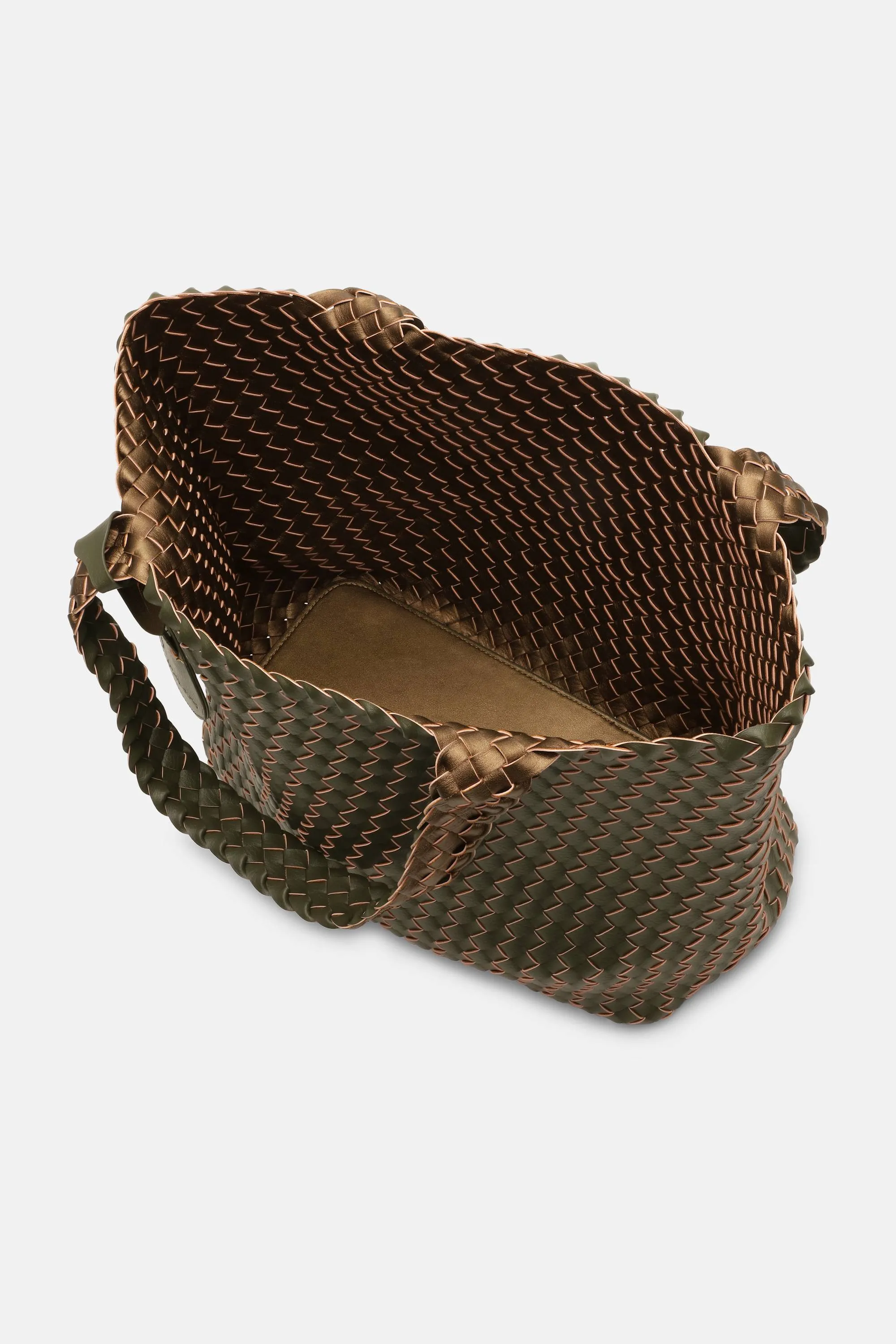 Tote Bag Flätad - Army Olive Leaf