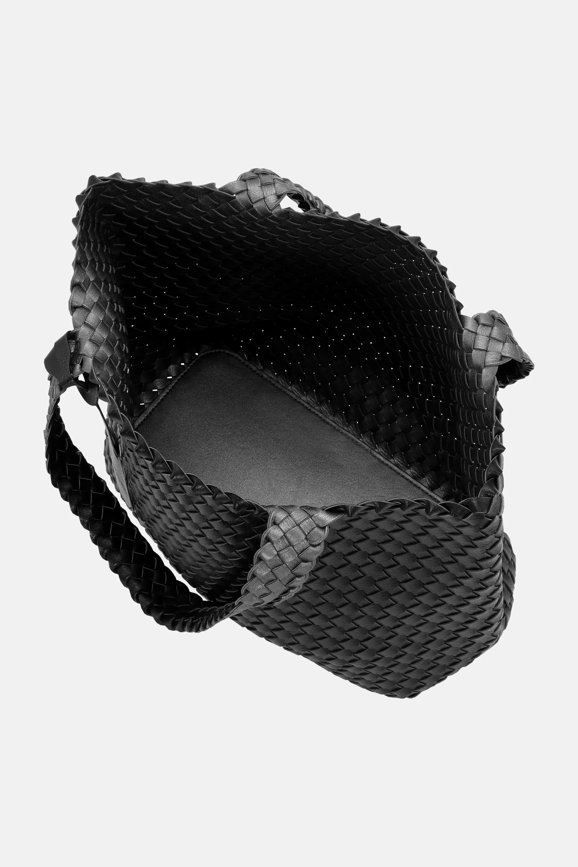 Tote Bag Flätad - Black Gun metal