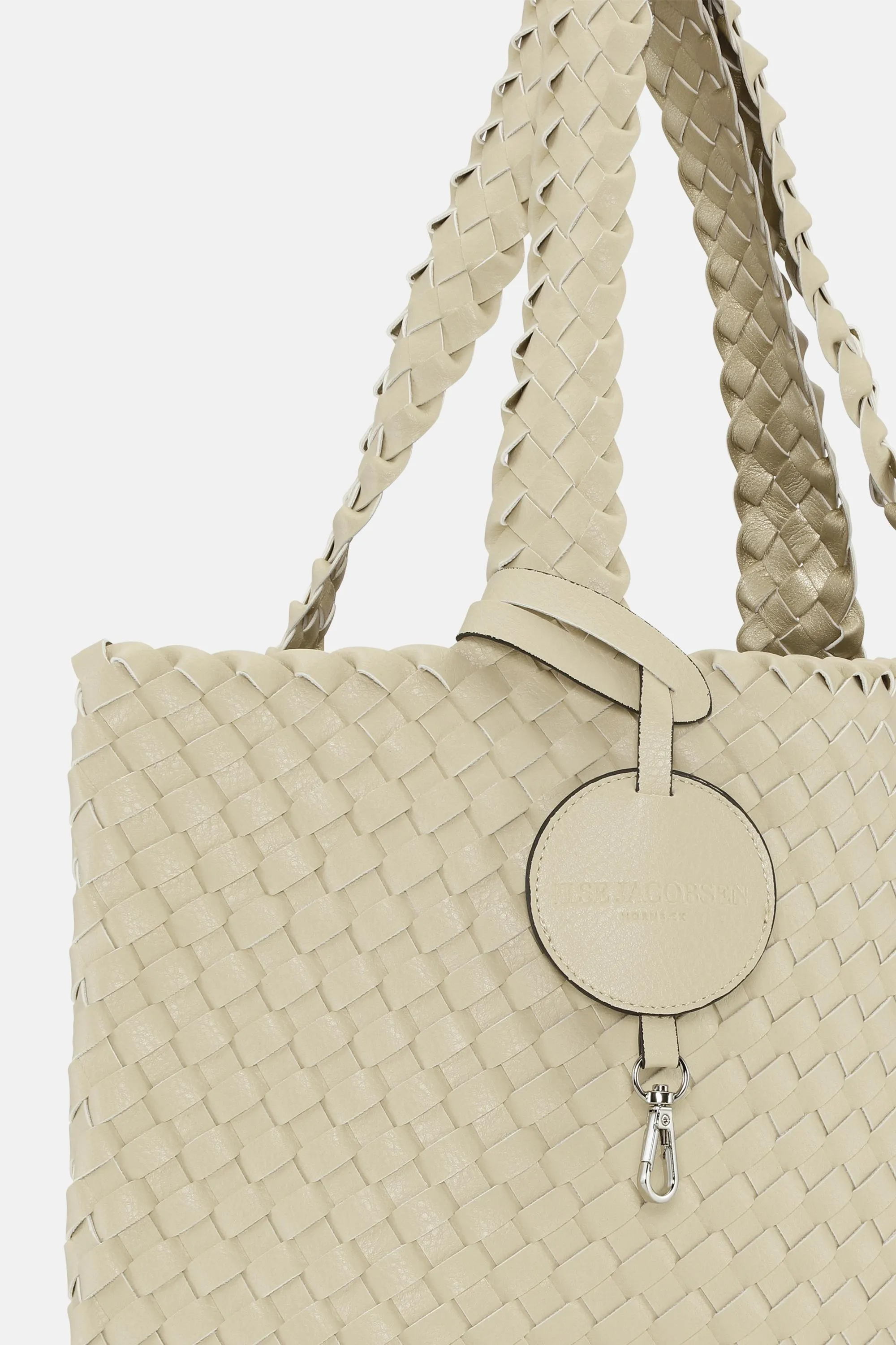 Tote Bag Flätad - Ivory Platin