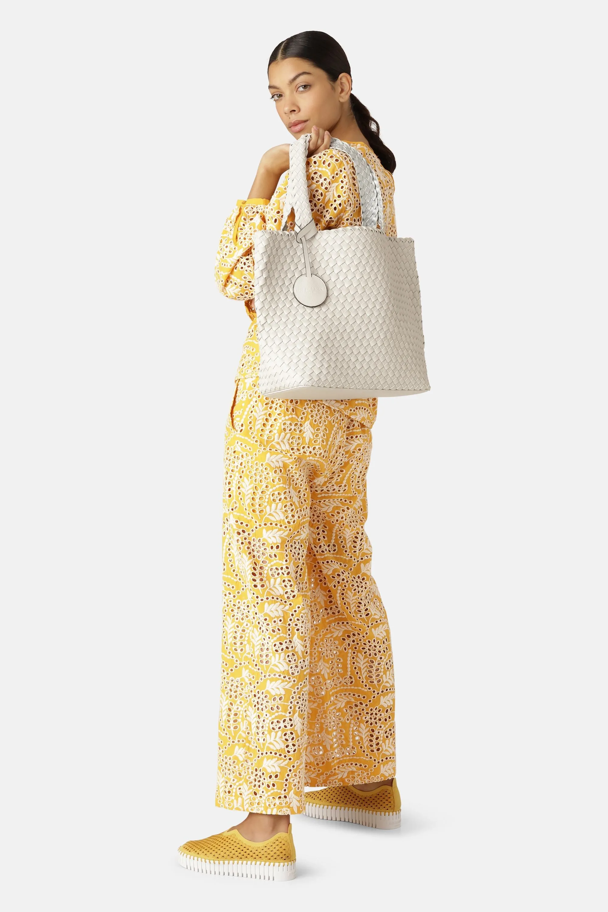 Tote Bag Flätad - Moonstruck Silver
