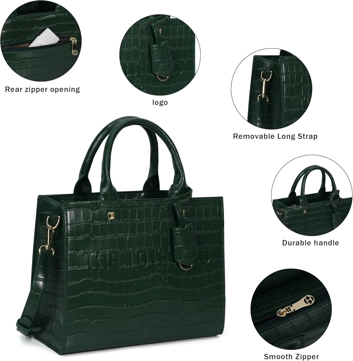 Tote Bag for Women, Top Handle Stachel Purse and Handbags with Shoulder Strap