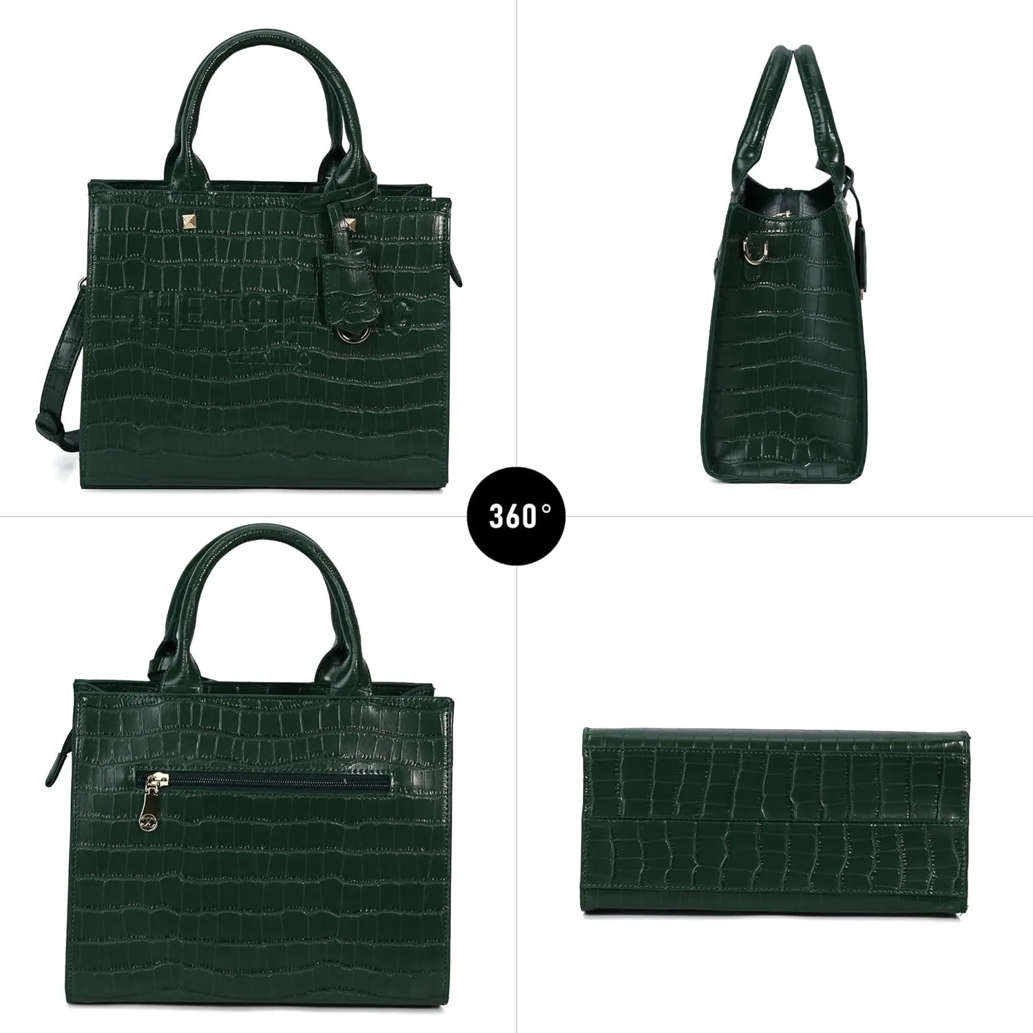 Tote Bag for Women, Top Handle Stachel Purse and Handbags with Shoulder Strap