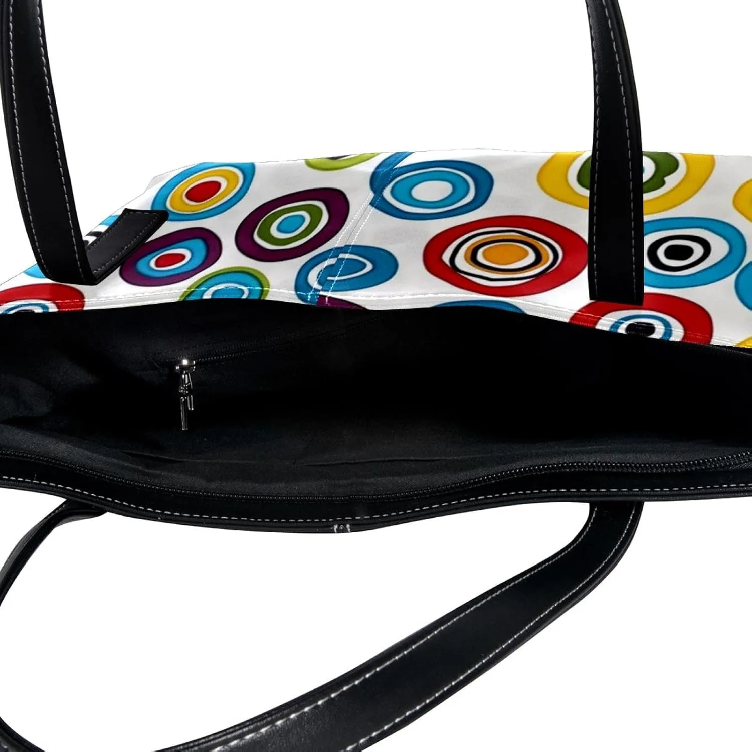 Tote Bags, Large Tote Bags for Women, Tote Bag with Zipper, Color Pigment Painting, Tote Bag for Work
