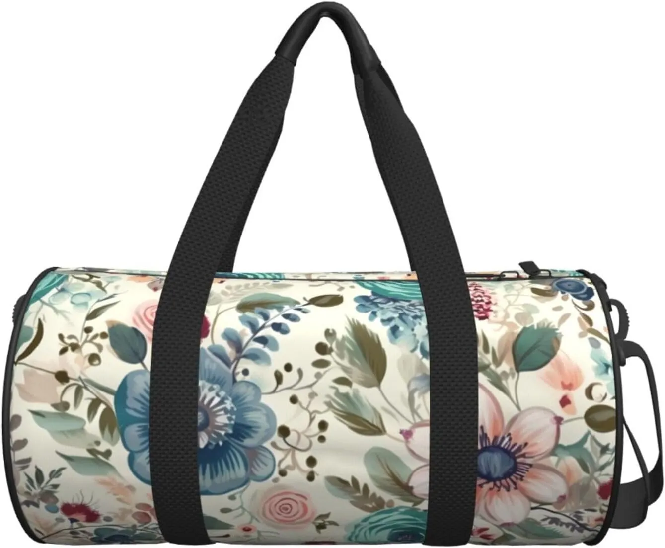 Travel Bag For Women,Modern Bohemia Flower Print Personal Item Duffle Bags,Weekend Travel Duffel Tote Bag,Travel Sport Gym Bag For Men,Airplane Travel Essentials For Flying