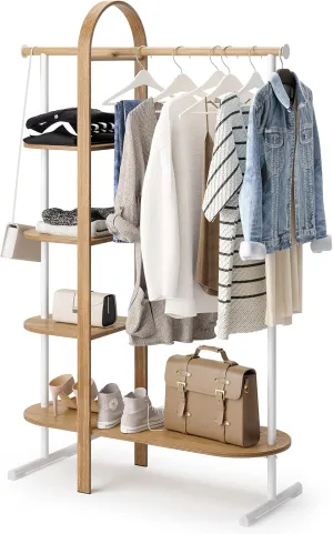 Umbra Bellwood Garment Rack, White/Natural