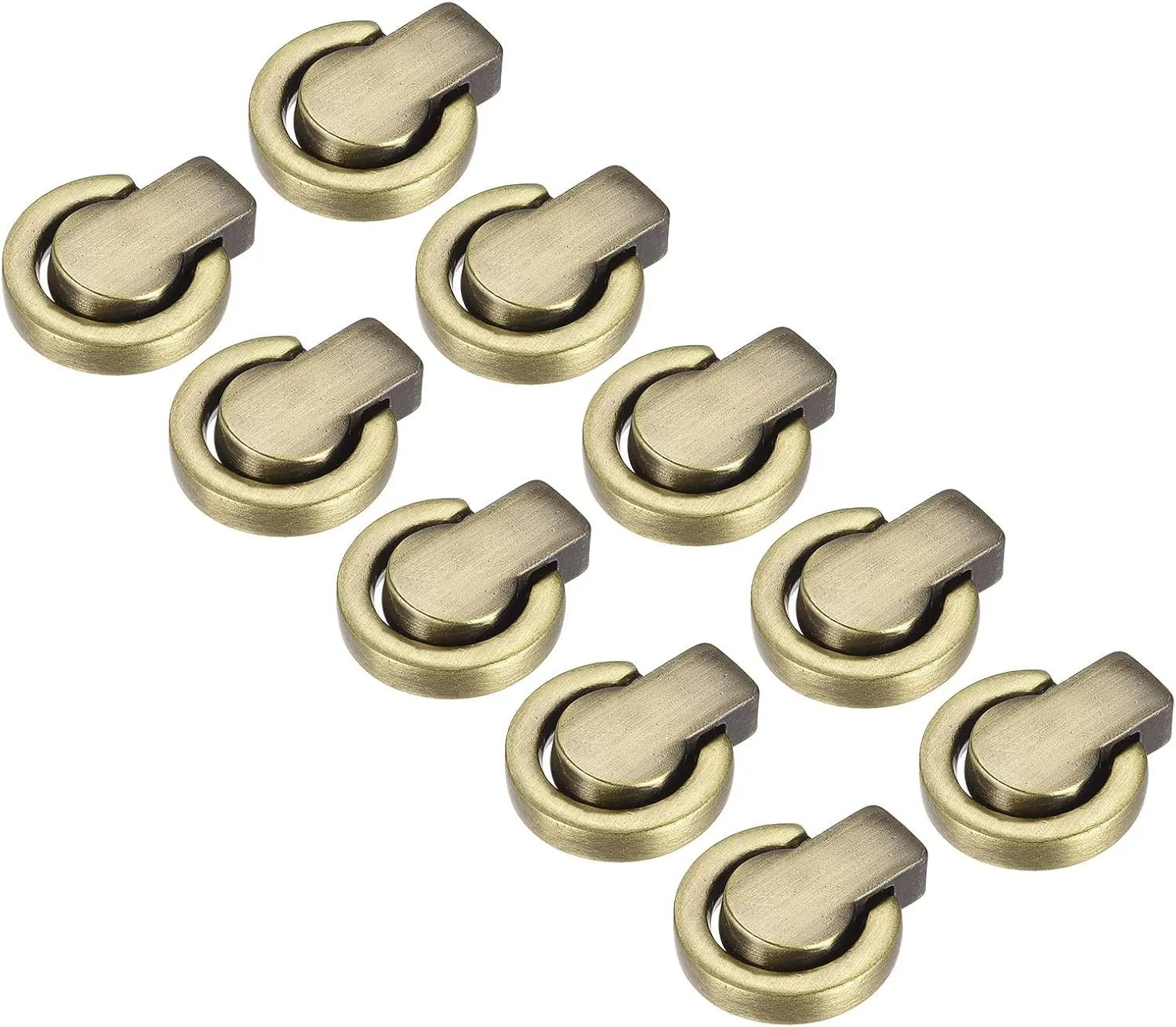 uxcell Ball Stud Rivet, Rivet Stud Screw Ball Post Head Buttons with D Ring for Purse Chain Connector DIY Art Leather Crafts