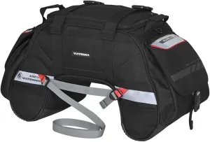 ViaTerra 100% WaterProof ClawMini Motorcycle Rear/Tail/Seat Bag (Black) I Universal luggage & works on all motorbikes I No modifications or saddle stay/rack needed I Suitable as travel accessories