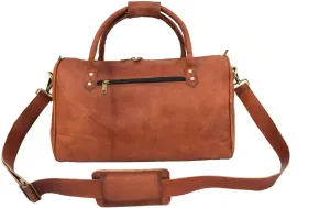Vintage Leather Women's Handbag Tote Bag, Purse Wallet Crossbody Duffle Bag 16 Inch Small