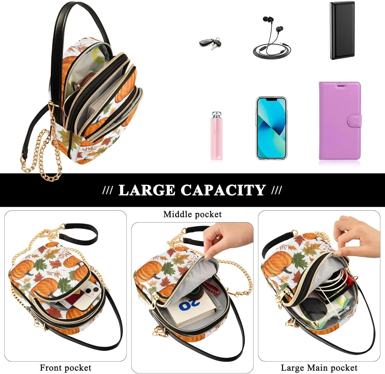 Vintage Lemons with Butterflies Crossbody Shoulder Bag, Ladies Shoulder Handbags, Modern Crossbody Bags for Women