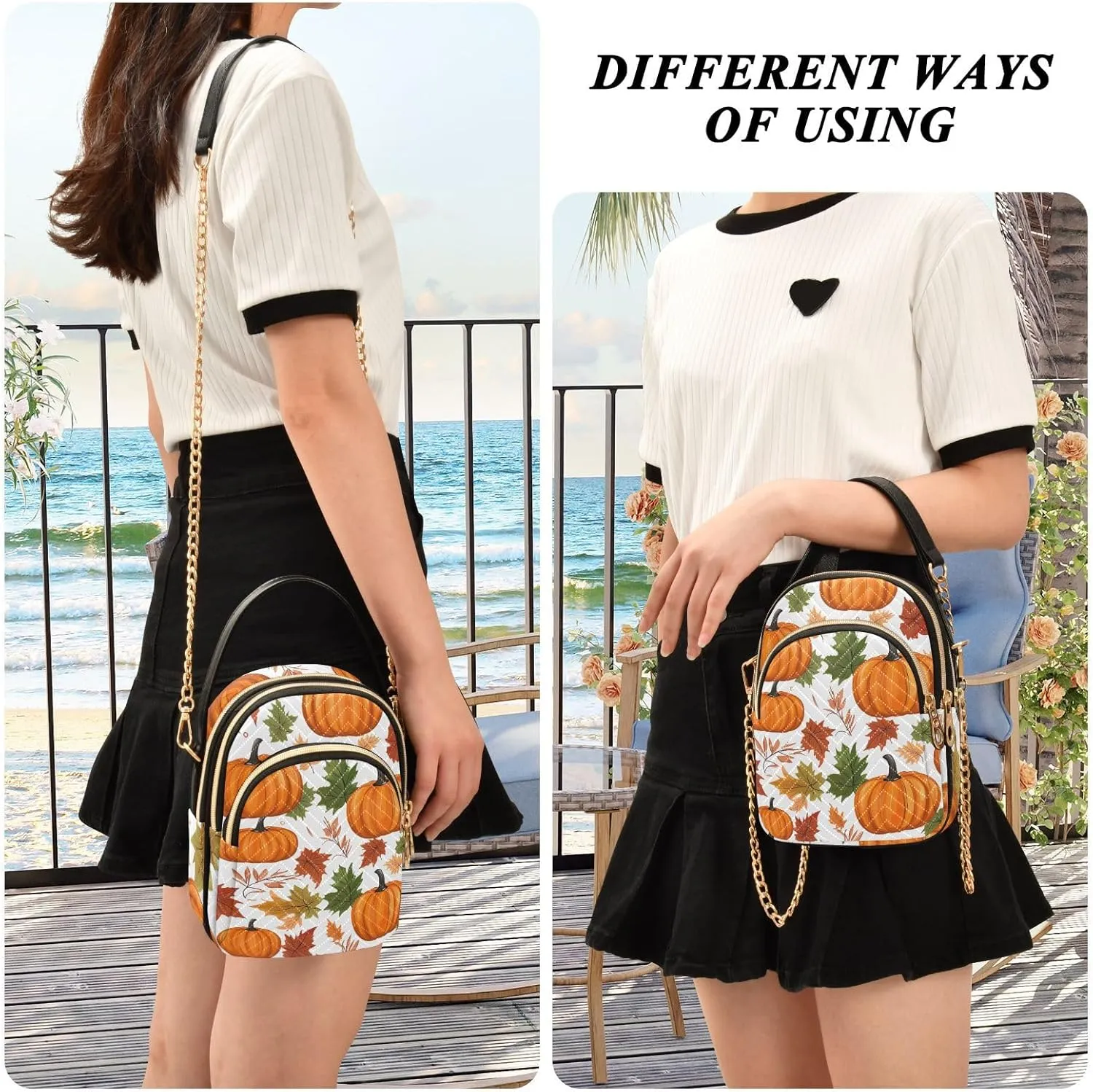 Vintage Lemons with Butterflies Crossbody Shoulder Bag, Ladies Shoulder Handbags, Modern Crossbody Bags for Women