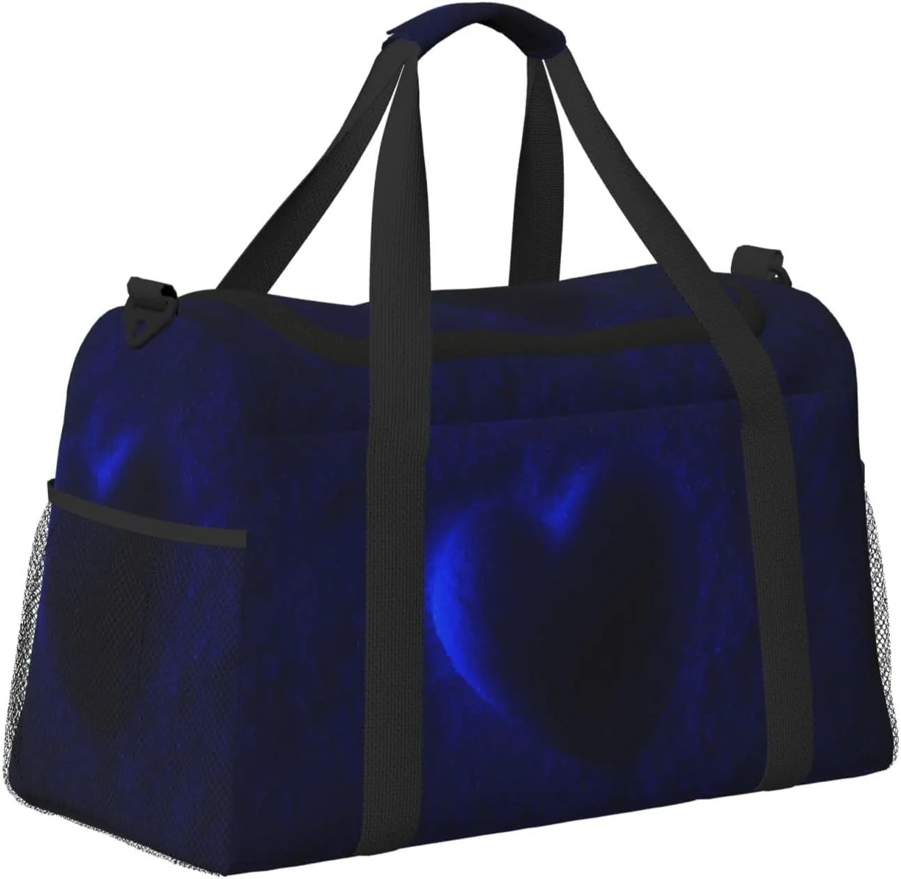 Violet Heart Travel Duffel Bag Large Foldable Waterproof Overnight Bag For Beach Swim Bags Pool Sports Gym