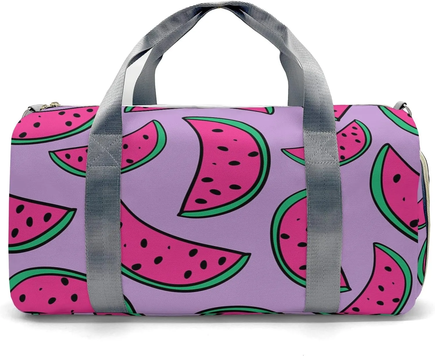 Watermelon Personalized Travel Duffel Bag Custom Waterproof Overnight Bag for Gym Sport Swim Bags Travel Assistant